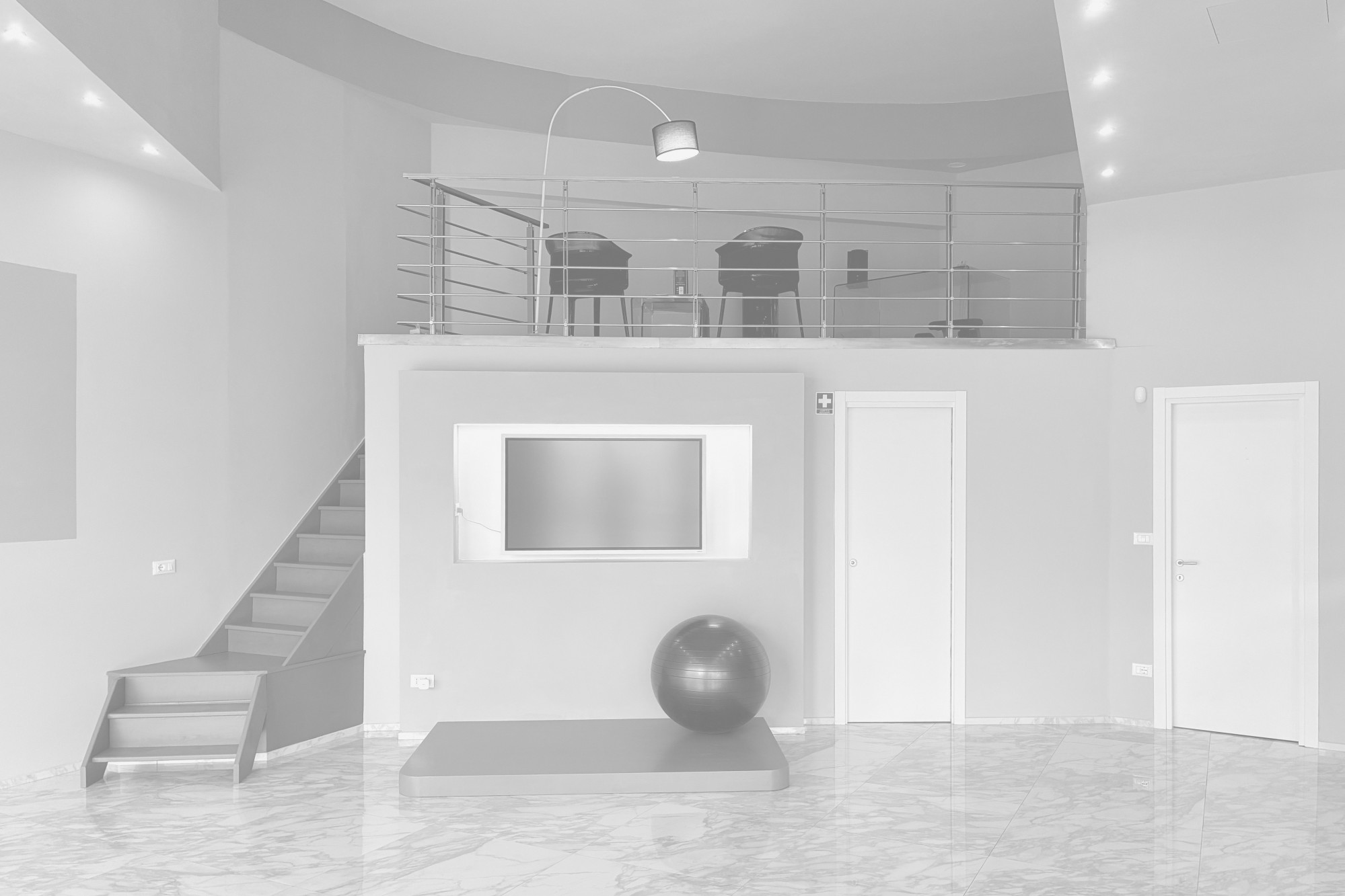 Scala e soppalco di Studio Trentaquattro